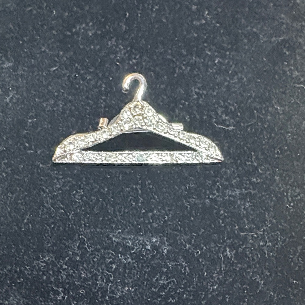 Silver Hanger Brooch